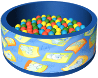 Мягкие модули для игровых комнат