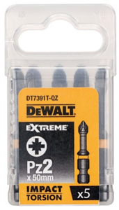 Набор бит dewalt pz2/50 5 шт DT7391T