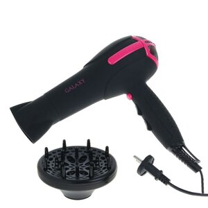 Фен Galaxy GL 4311, 2000 Вт, 2 скорости, 3 режима, диффузор