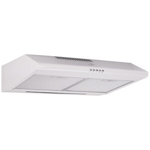 Вытяжка MBS velezia 160 white, плоская, 500 м3/ч, 3 скорости, 60 см, белая
