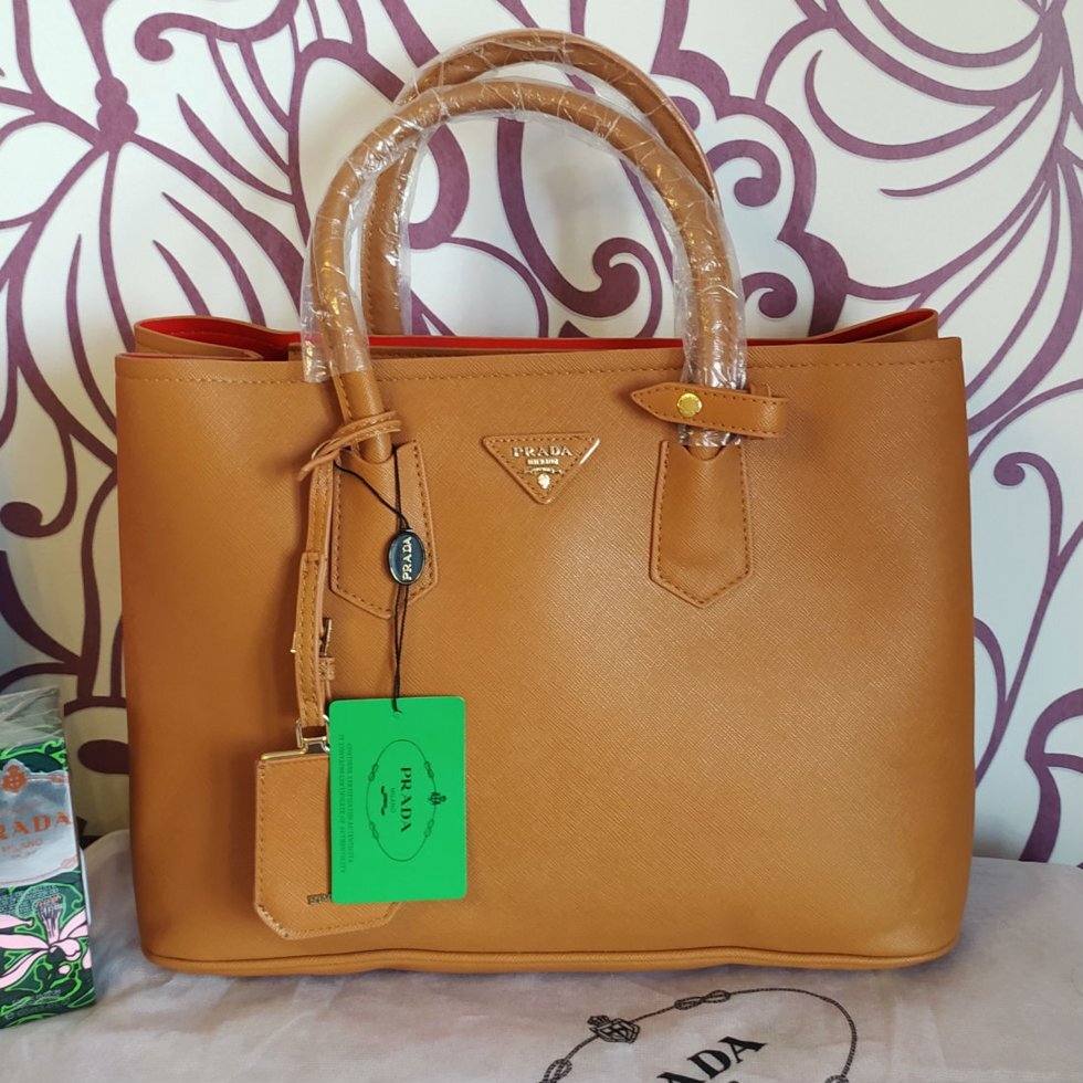 Сумка Prada Saffiano Cuir Double Bag - заказать