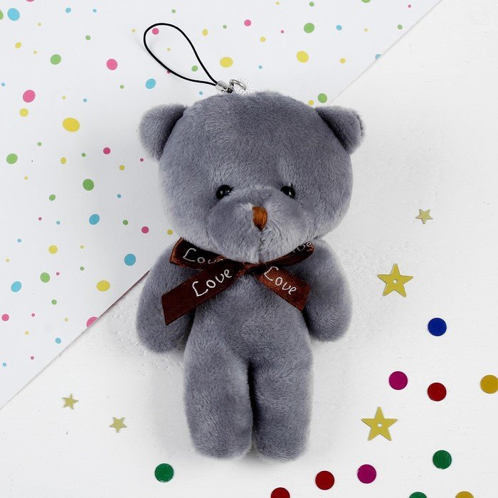 Подвеска «Мишка с бантом», цвета МИКС - обзор