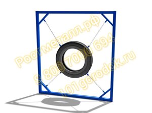 Стойка с шиной для собак