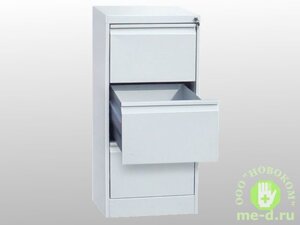Шкаф металлический медицинский для картотеки ШК-3 ( Формат А4 )