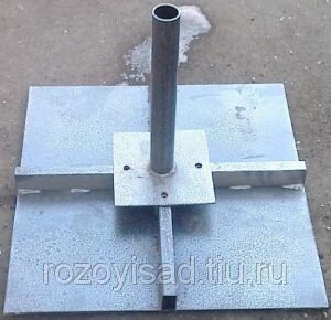 Подставка из металла для уличного зонта S-300