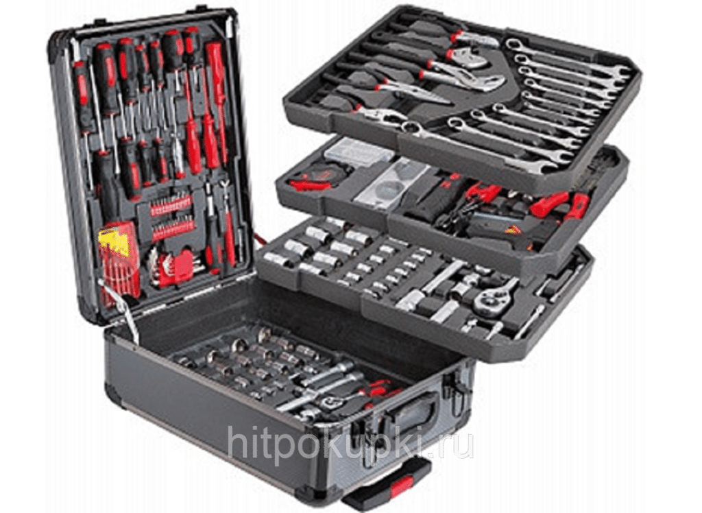 Набор инструментов из 187 предметов Komfort. Max в чемодане на колесах - обзор