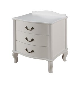 Тумбочка прикроватная "Джульетта"3 ящ.)