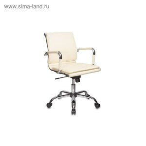 Кресло руководителя CH-993-Low/Ivory низкая спинка, слоновая кость, искусственная кожа