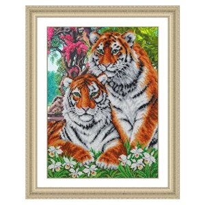 Набор для вышивки бисером «Тигры»