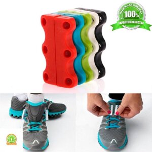 Магнитные застежки для шнурков, белый