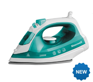 Мощный утюг maxwell MW-3039 non-stick + паровой удар
