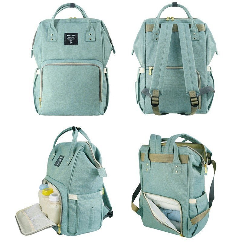 Сумка-рюкзак для мамы Baby Mo, коралловый - описание