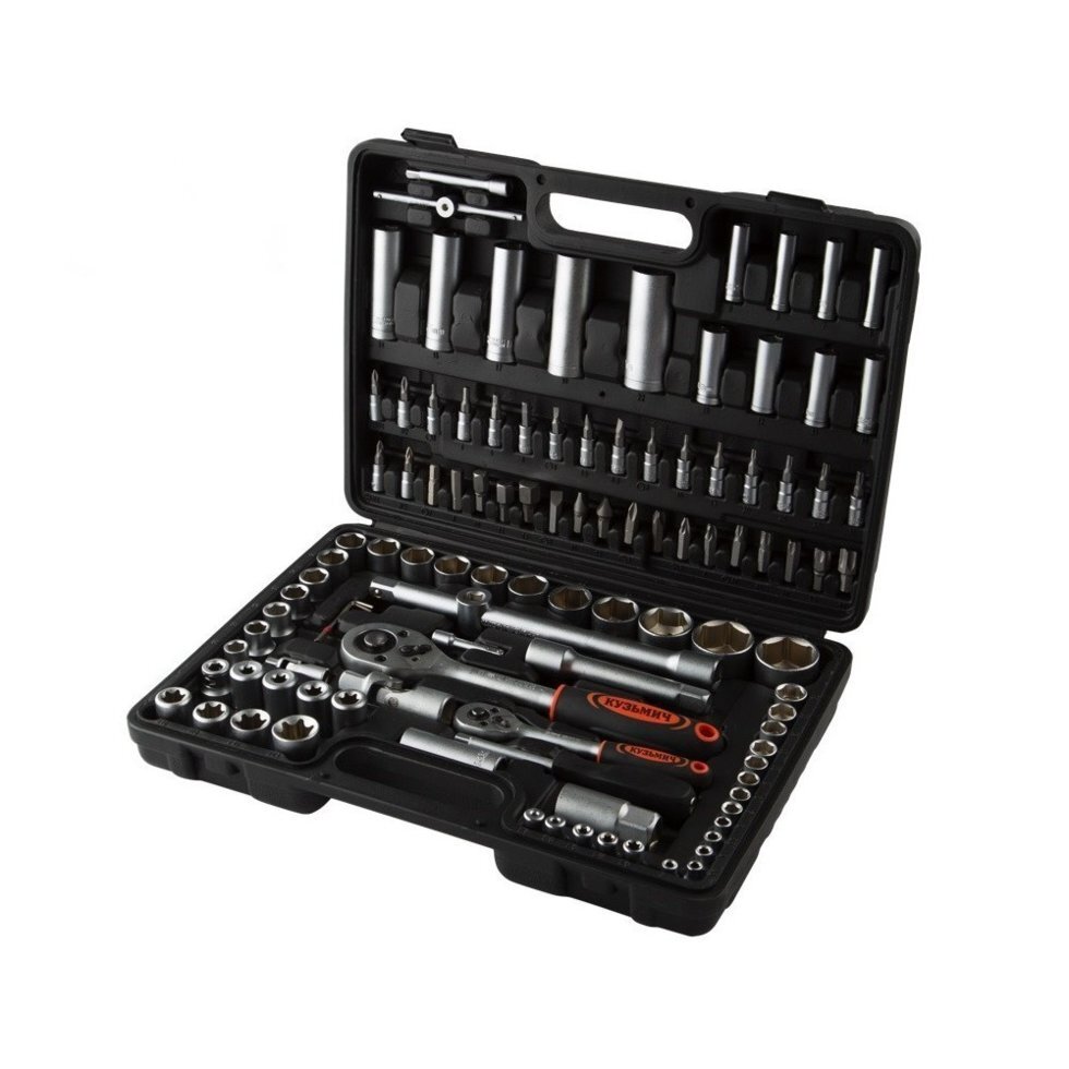 Набор ручного инструмента Кузьмич НИК - 003/108, 108 предметов, кейс - обзор