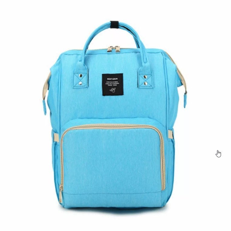 Сумка-рюкзак для мамы Baby Mo, голубой - отзывы