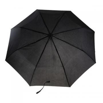 Зонт складной механический черный - Москва