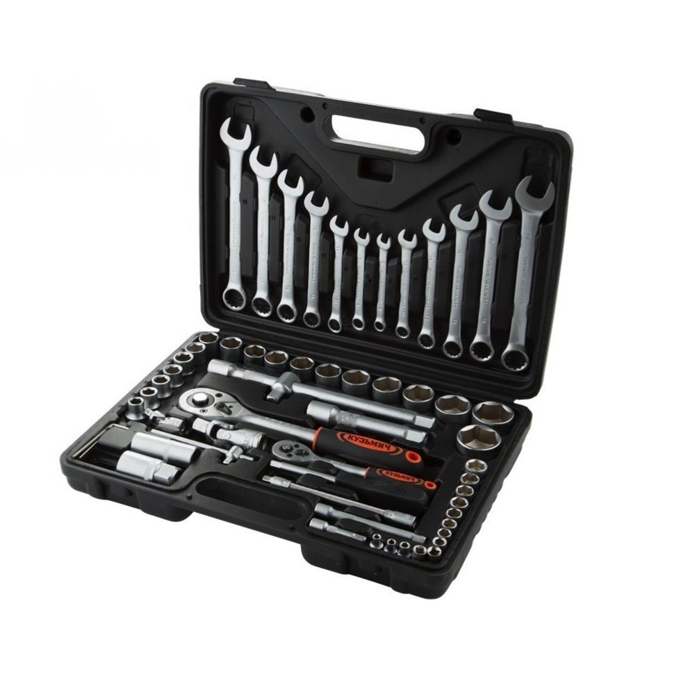 Набор ручного инструмента Кузьмич НИК - 002/60, 60 предметов, кейс - заказать