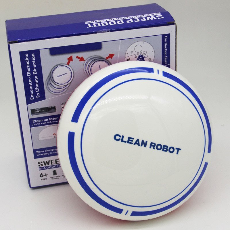 Робот пылесос Cleen (Sweep) Robot, черный, Быстрая автоматическая уборка ламината, плитки или паркета! - акции