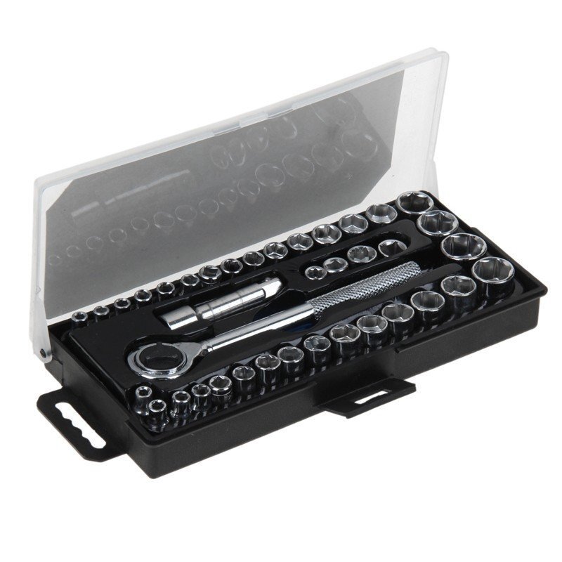 Трещетка и набор торцевых головок Tundra basic 40 предметов - отзывы