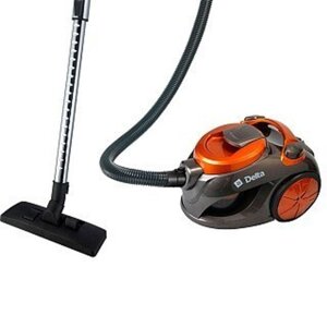 Пылесос DELTA DL-0828 Мультициклон серый с красным 2000Вт регулировка мощности, мощн. всасыв.350Вт (1)
