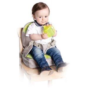 Стульчик-сумка для кормления и путешествий высокий с сидушкой и пеленальной площадкой, от 6 месяцев