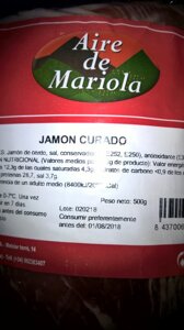 Хамон Aire de Mariola 500г. нарезка
