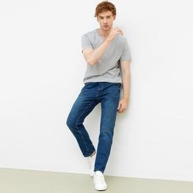 Брюки (Джинсы) мужские 2020-DT201, р-р W28 L32, цвет тёмно-синий