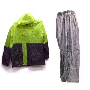 Костюм-дождевик Weiyang, капюшон с прозрачным козырьком, молния, кнопки