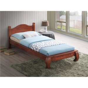 Кровать односпальная Саманта (90х200) Темный дуб