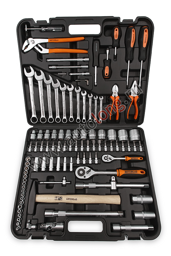 Набор инструмента 101 пр. 1/2" DR 1/4" DR "Автодело"11858) - характеристики