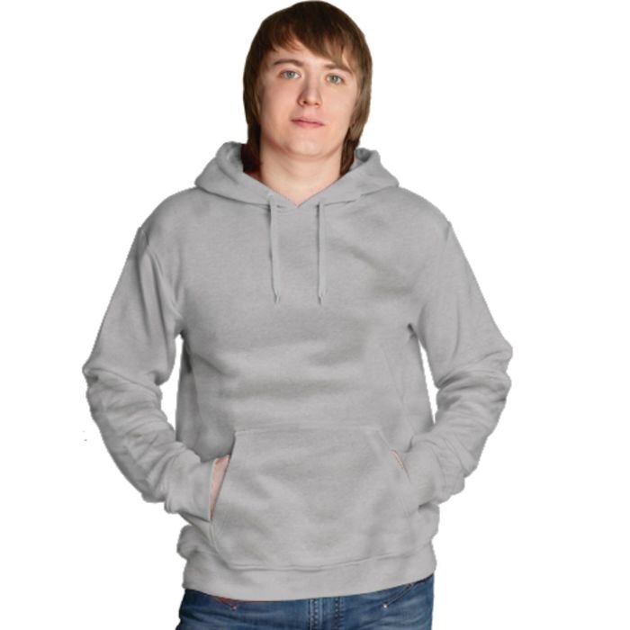 Толстовка мужская, размер 48, цвет серый меланж - фото