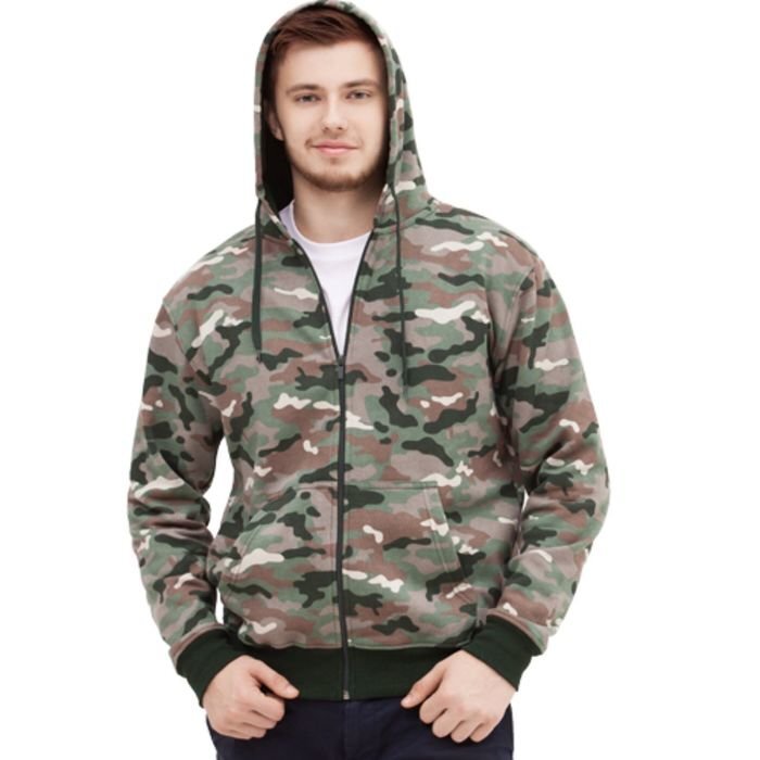 Толстовка мужская, размер 50, цвет камуфляж - распродажа