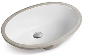 Раковина для ванной Gid Yj839 56x42см встраиваемая снизу