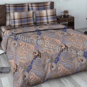 Комплект постельного белья Василиса 1,5 сатин Русские узоры