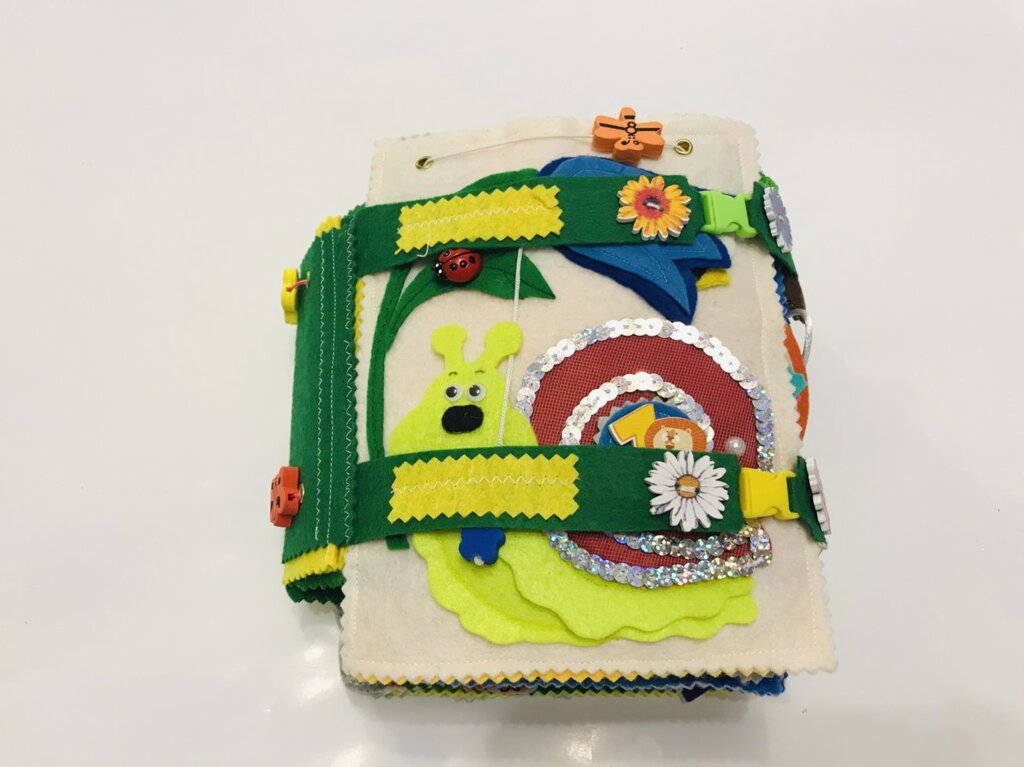 Мягкая книжка из фетра " Цифры", ручная работа - распродажа