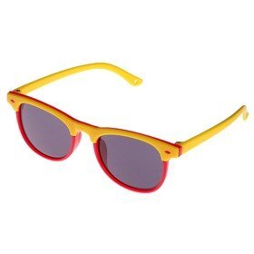 Очки солнцезащитные детские 'Clubmaster'оправа двухцветная, стёкла тёмные, МИКС, 13.5 см