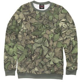 Свитшот женский &#039;Камуфляж с бабочками&#039;размер M - особенности