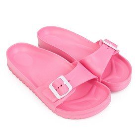Слайдеры женские пляжные, цвет розовый, размер 41