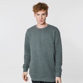 Свитшот мужской, цвет серый меланж, размер 52 (XL)