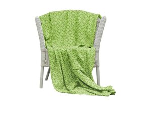 Плед Belezza Орлеан флис зеленый 140x200 см